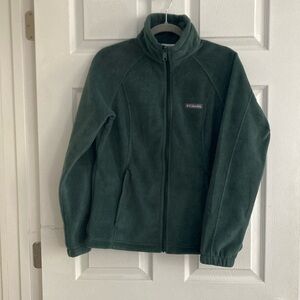 Columbia Dark Green Fleece Jacket